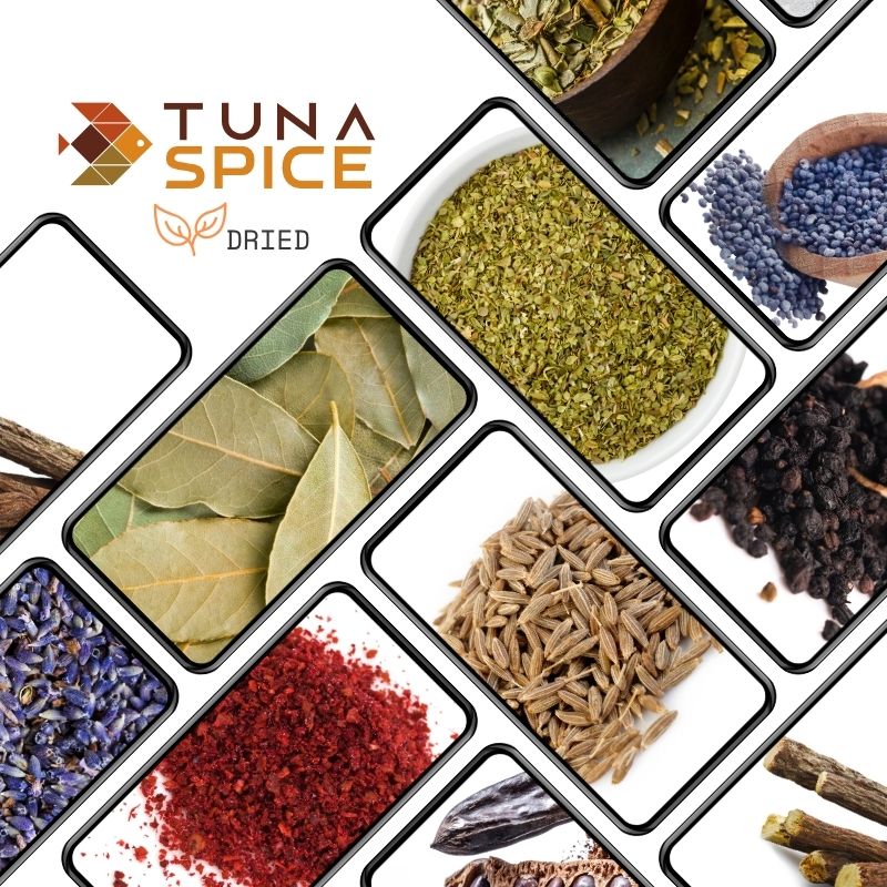 Tuna Spice dried herb and spice range — Thyme Turkey, Turkish origin